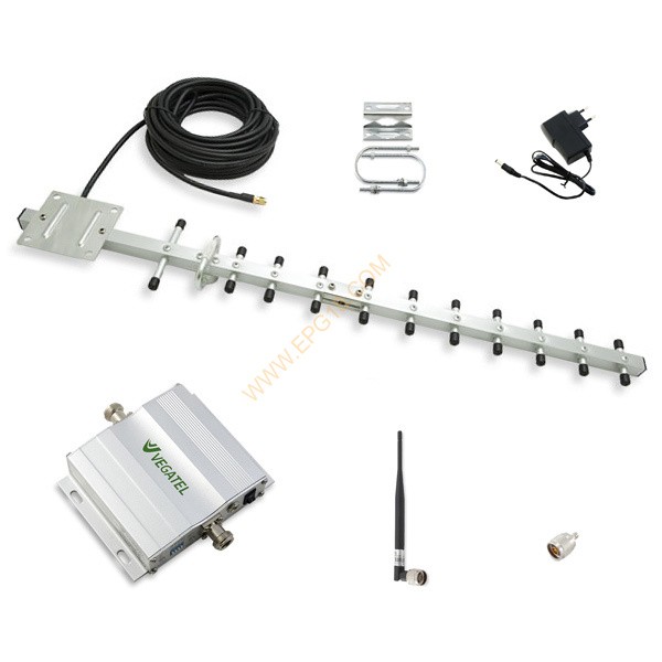 Комплект VEGATEL VT-1800-kit для системы усиления сотового сигнала в стандарте GSM-1800 
