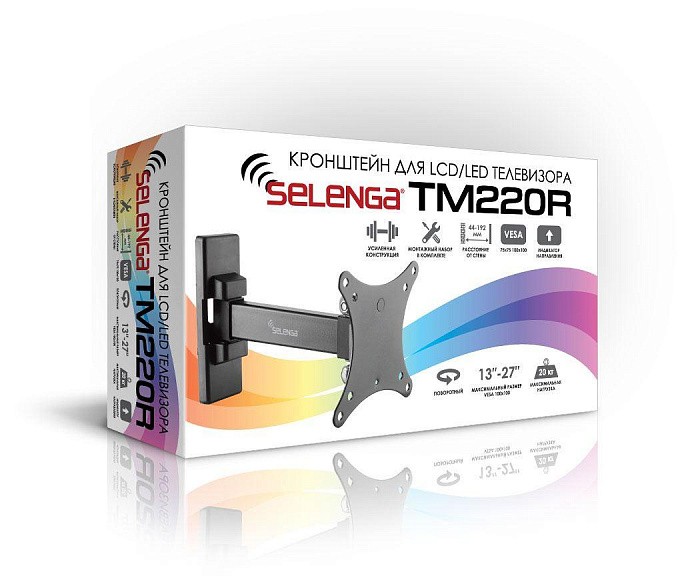 Кронштейн для ТВ (13''-27'') SELENGA TM-220R