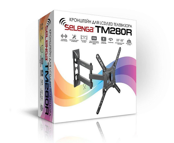 Кронштейн для ТВ SELENGA TM-280R