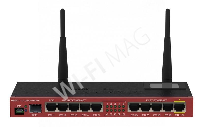 Маршрутизатор Mikrotik RB2011UiAS-2HnD-IN