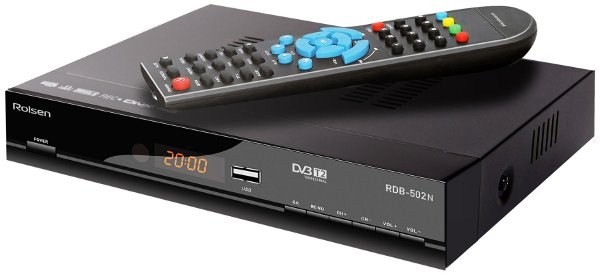 Эфирный цифровой ресивер ROLSEN RDB-502 DVB-T2