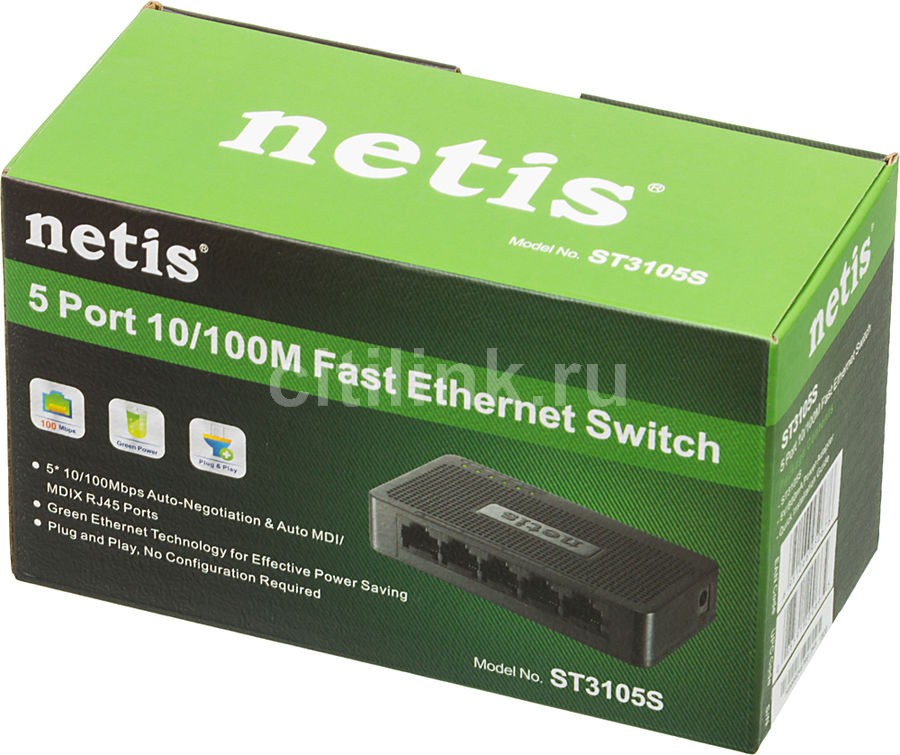 Коммутатор NETIS ST3105S