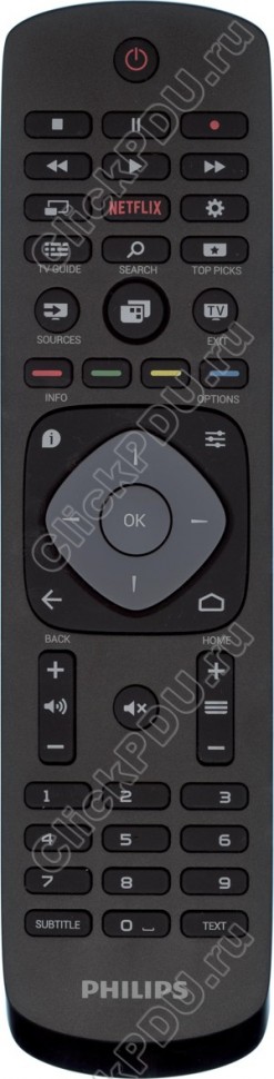 Philips 398GR08BEPH03T ic LCD SMART TV NETFLIX Пульт ДУ для ТВ