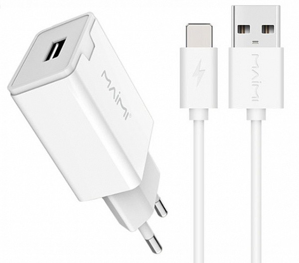 Зарядное устройство с USB MAIMi T7 iOS Lightning (5B, 2400mA)/400
