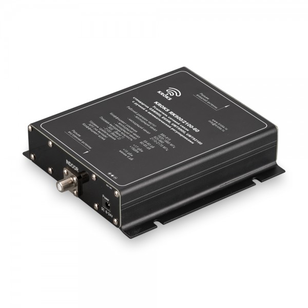 Двухдиапазонный репитер GSM900 и 3G сигнала 60дБ KROKS RK900/2100-60F