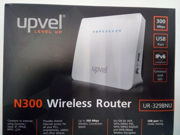 UPVEL UR-329BNU Wi-Fi маршрутизатор 300мБит/с с USB портом и поддержкой 4G/LTE модемов